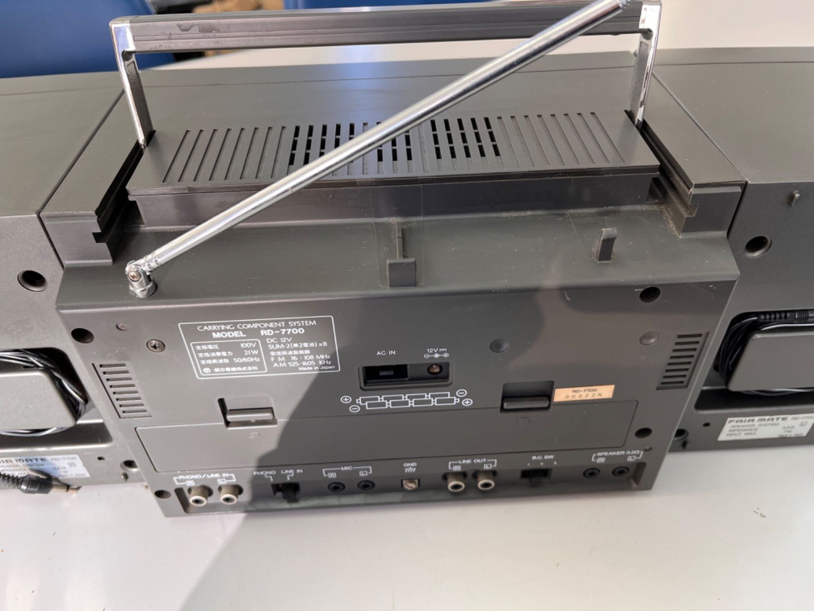 ラジカセ FAIR MATE RD-7700 昭和レトロ アンティーク - メルカリ