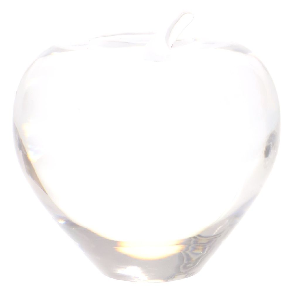 TIFFANY&Co (ティファニー) Crystal Glass Apple Paperweight