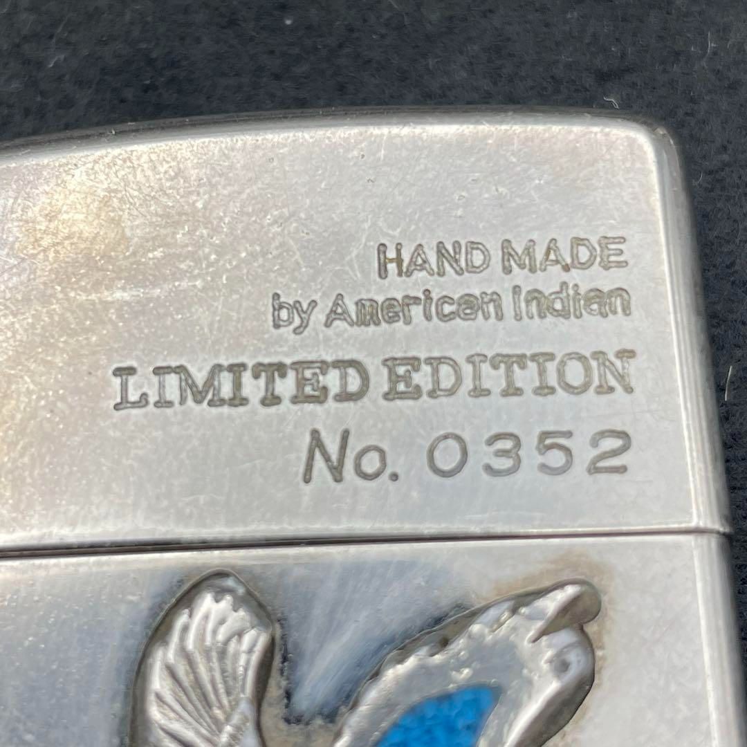 ZIPPO イーグル＆ターコイズ シルバープレート 1992年4月製 限定