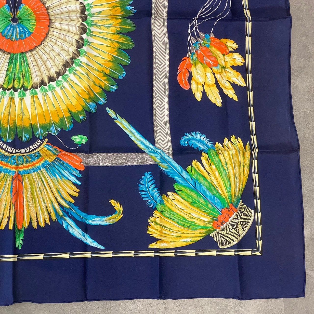 Hermes シルクスカーフ ブラジルデザイン