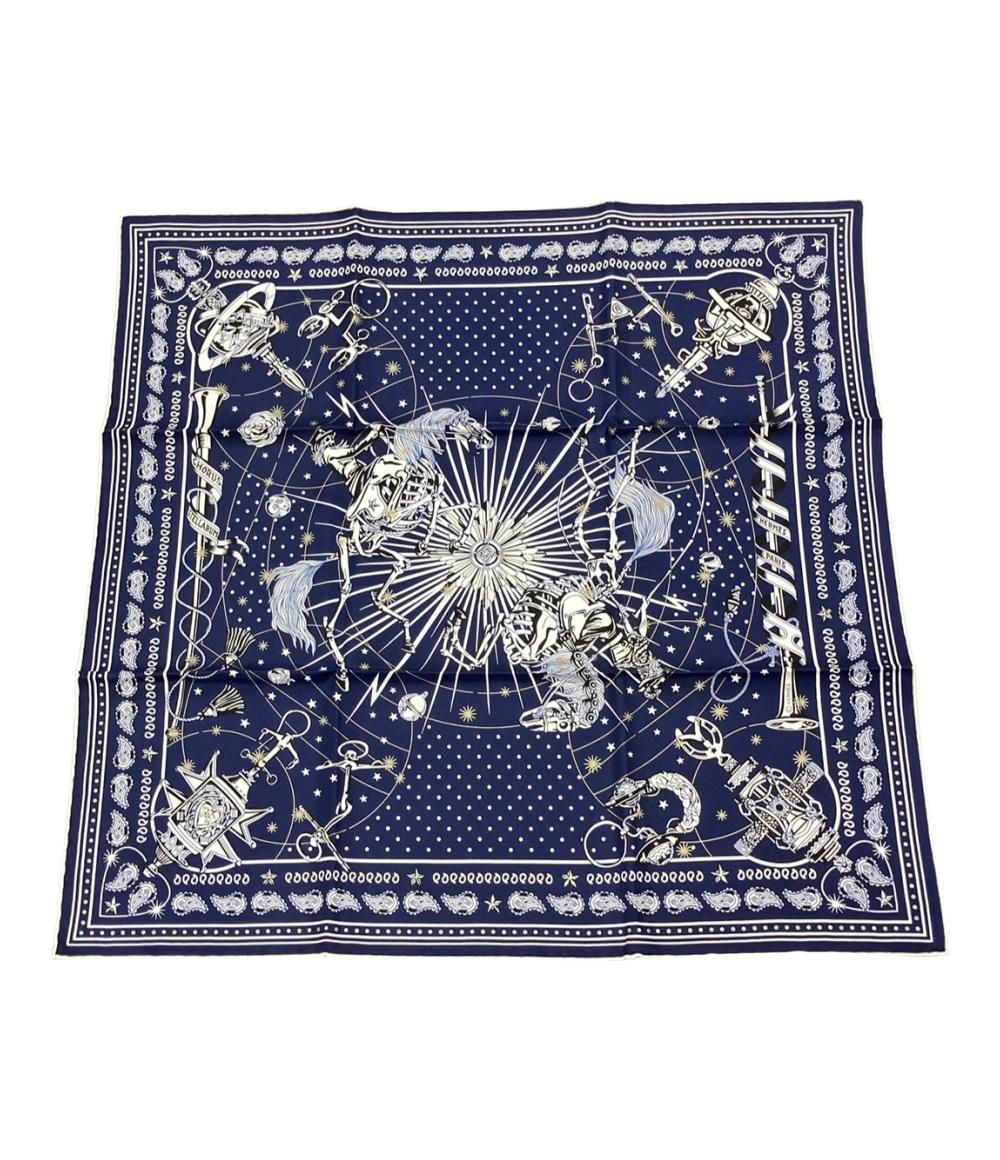 エルメス スカーフ バンダナ カレ55 シルク コーラス ステラルム レディース HERMES