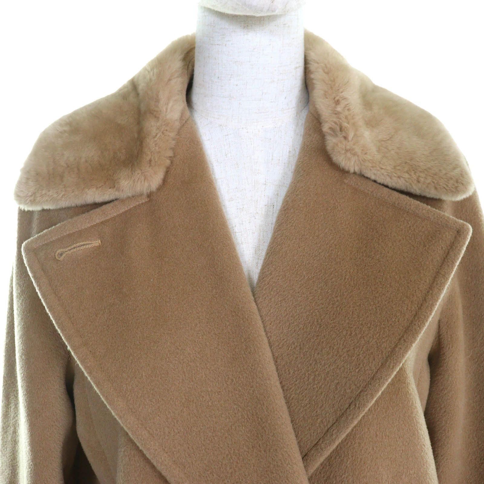 美品△Max Mara マックスマーラ ウール100％ 銀タグ 襟