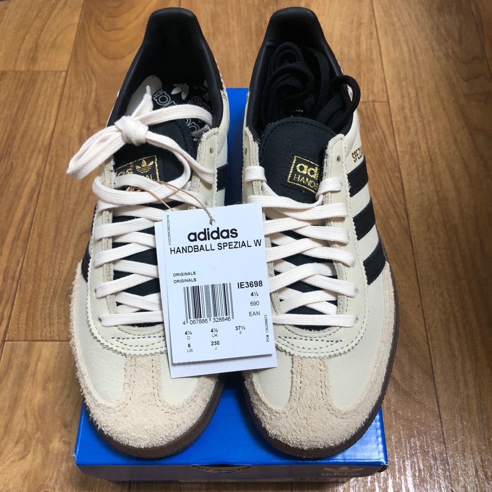 新品⭐️adidas HANDBALL SPEZIAL 23.0cm IE3698 ワンダーホワイト 