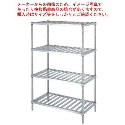 (送料別途)(直送品)シンコー ステンレスラックベタ棚4段 SUS304 間口1788×奥行438×高さ1800 RBN4-18045 シンコー業務用ラックスノコ棚4段 RSN4-9075 888×738×1800 送料別途
