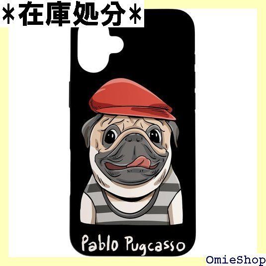 美術史 美術品収集家のためのパグデザイン スマホケース iPhone 16 Plus 用 3404
