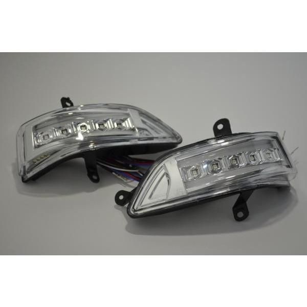 コンパクト発送 在庫処分 RE3 RE4 CR-V LED ウインカーミラーレンズ 純正交換 ポジション機能/フットランプ付き // ドアミラー  ウインカー 点滅 ミラーウインカー ホンダ ライトバー