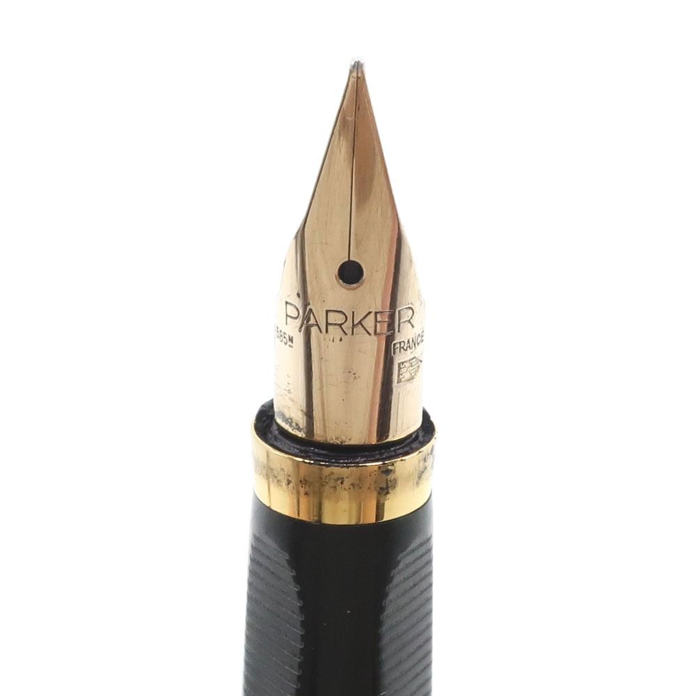 PARKER】パーカー パーカー75 ペン先 14K(585) M(中字) _ 万年筆