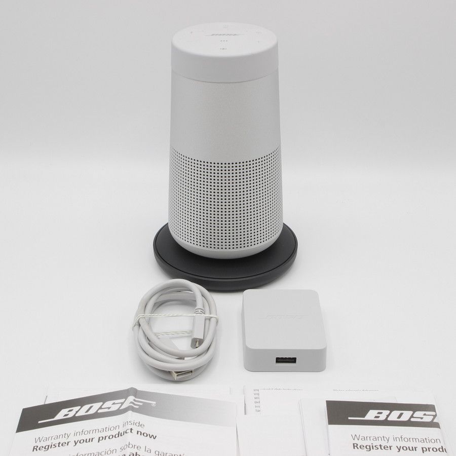 美品】BOSE SOUNDLINK REVOLVE SPEAKER LUX シルバー Bluetoothスピーカー□ - オーディオ機器