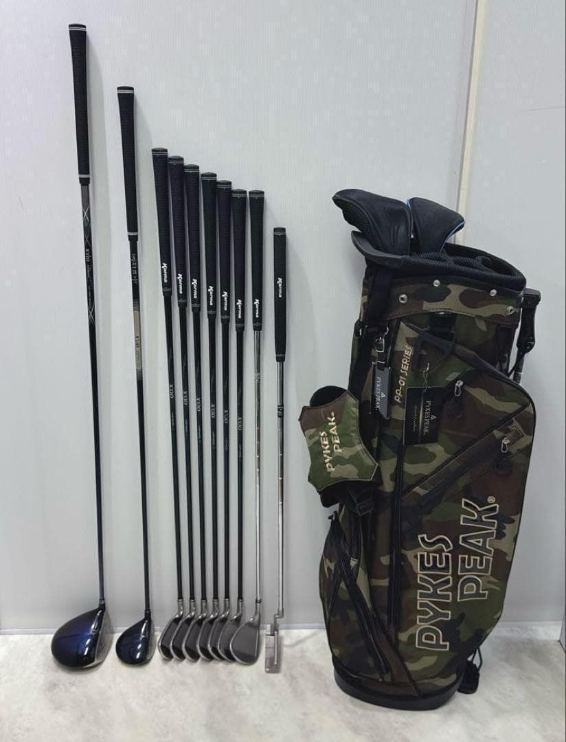 バック グリップ 豪華10本 ゼクシオ MP 800 ゴルフクラブセット メンズ 右 フレックス R