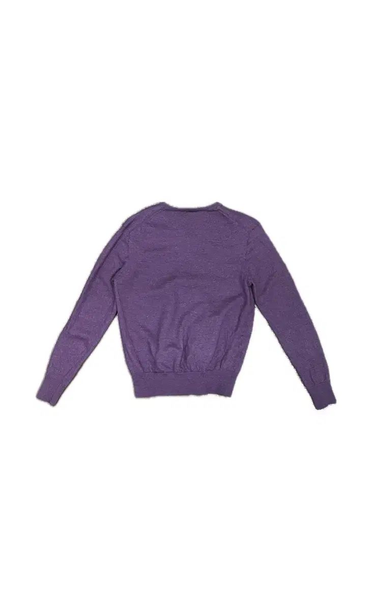 ポロ Ralph Lauren ラルフローレン スリムフィット V ネック カーディガン 紫