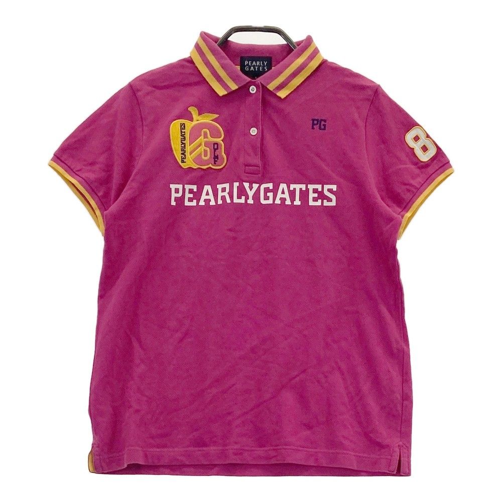 新品PEARLY GATES ピンクポロシャツ サイズ1 PGG 【新品】PGGパーリー