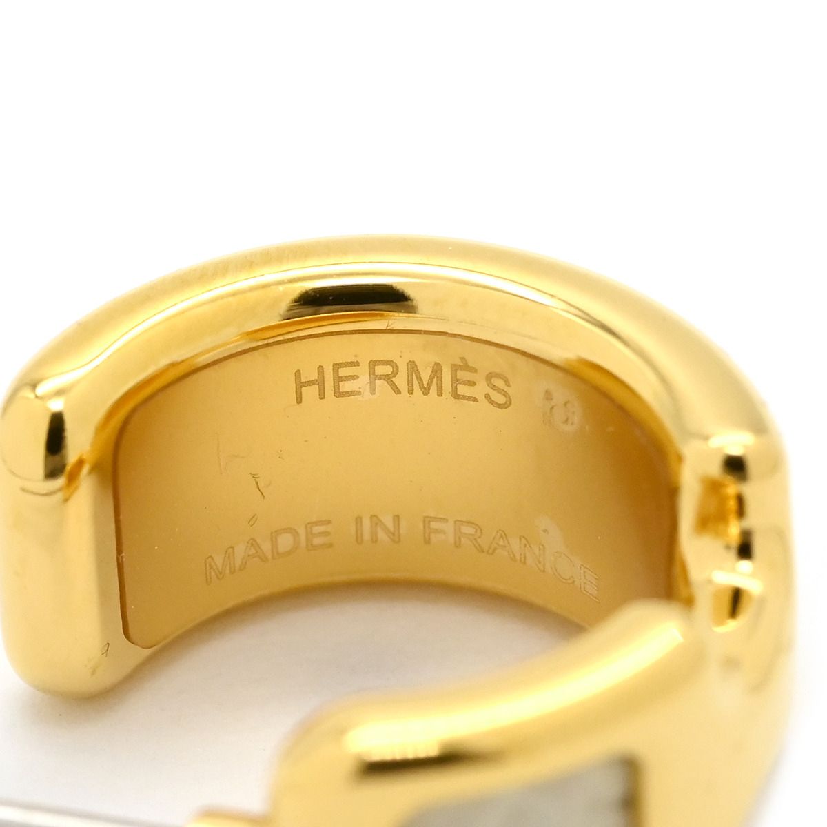 エルメス HERMES ピアス オランプ PM ヴォーエプソン GP クレ