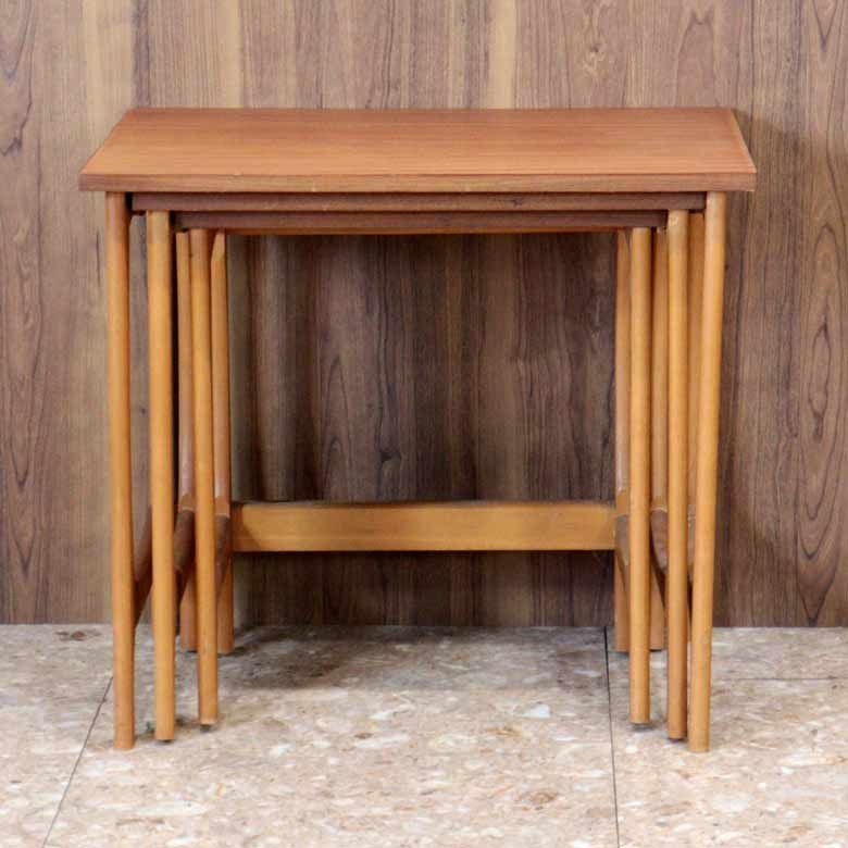 ネストテーブル 3Pセット チーク ヴィンテージ イギリス ミッドセンチュリー 北欧