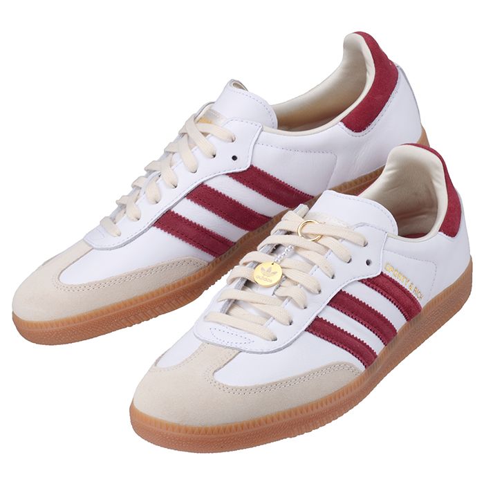 【アウトレット】adidas アディダス SAMBA OG SPORTY ＆ RICH サンバ OG スポーティ アンド リッチ IF5660 メンズ  スニーカー ホワイト 白 NKN 