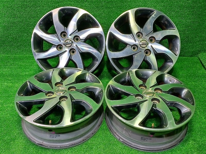 日産 NISSAN 純正 日産純正 ML21S ルークス 14ｲﾝﾁ 4.5J 4穴 4本 100 50