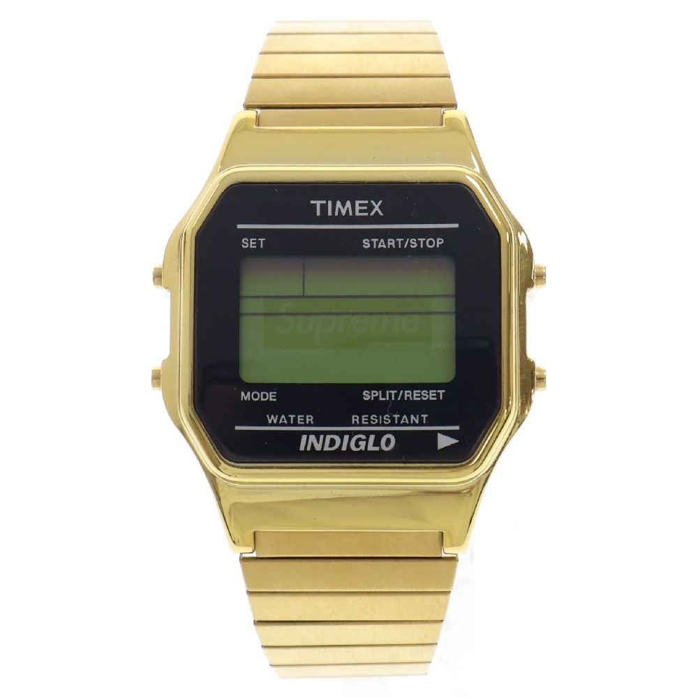 SUPREME (シュプリーム) 19AW×TIMEX Digital Watch タイメックス デジタルウォッチ ゴールド