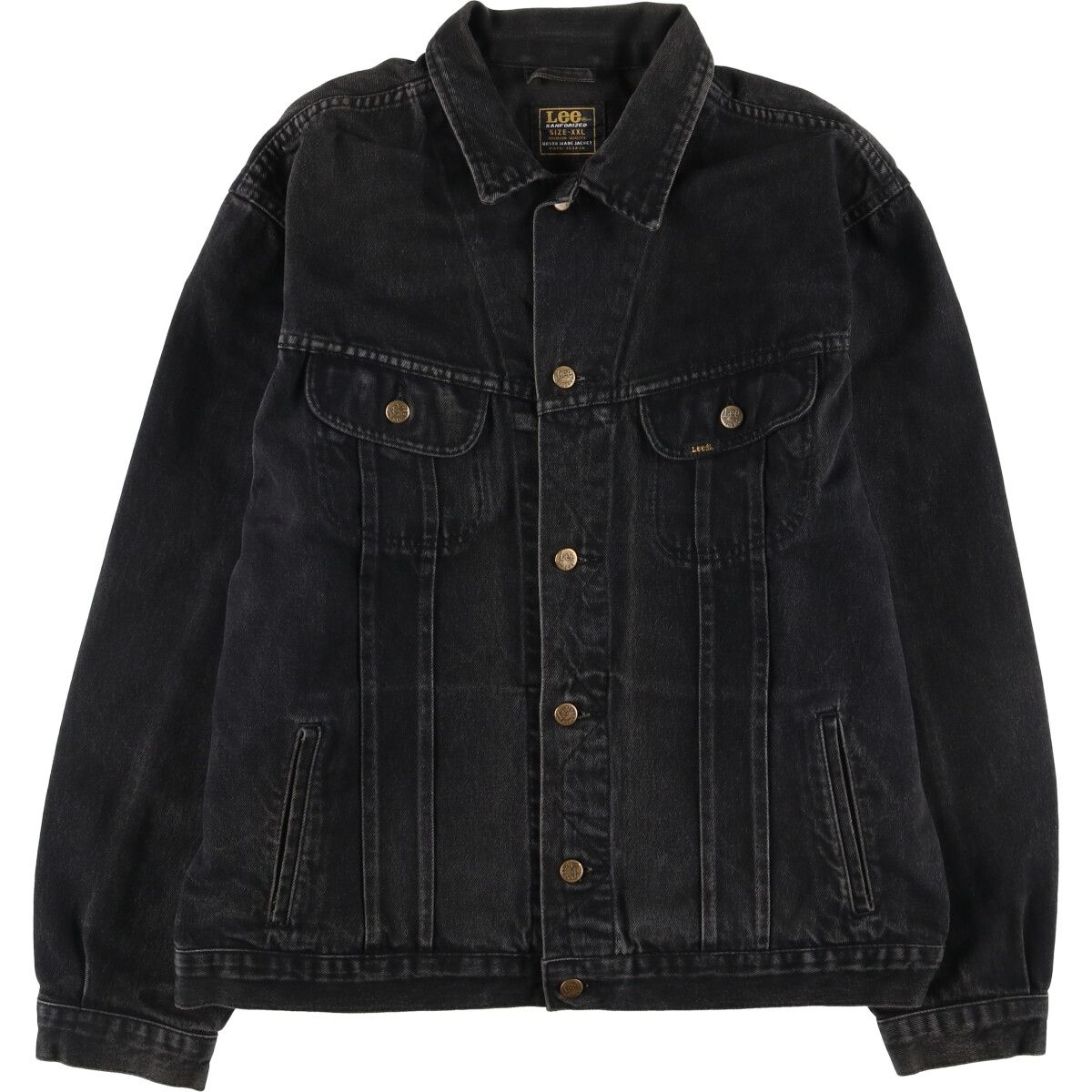 LEE RIDERS リー ライダース メンズ ブラック デニム M 古着 リー Lee RIDERS ライダース ブラックデニム テーパードデニム