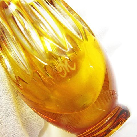 Meissen マイセンクリスタル マイセンフラワー 花瓶 花器 色被せ