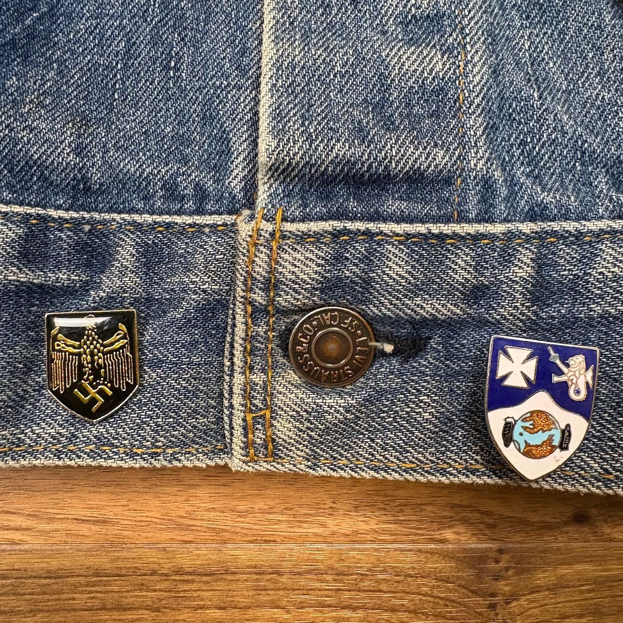USA製 70s Levi's 70705-0317 リーバイス ワッペン・ピンズ付き