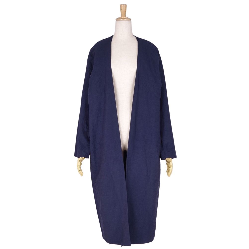 美品 エンフォルド ENFOLD コート ロングコート ガウンコート コットン