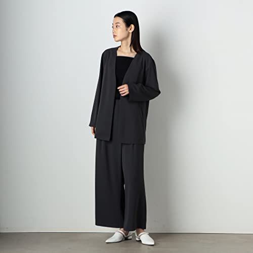 コムサイズム UVカット 吸水速乾 接触冷感 kireri 着流しジャケット 12-09 GC 15-203 M チャコール