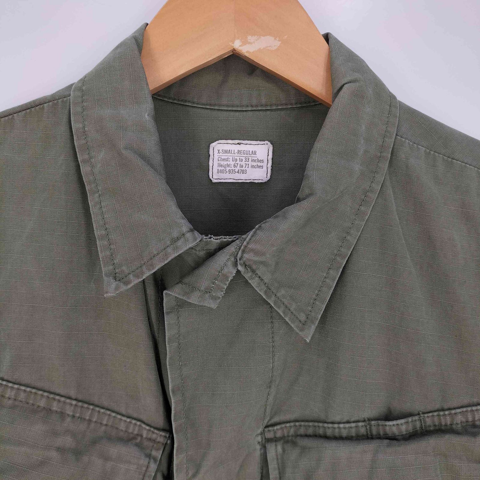 ユーエスアーミー U.S. ARMY 70s 70年会計 4th リップストップ