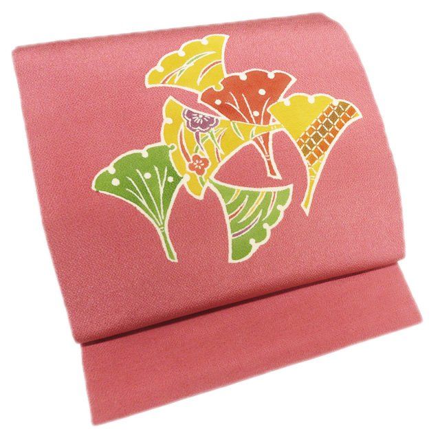 名古屋帯 なごや帯 中古 リサイクル 正絹 カジュアル 仕立て上がり  