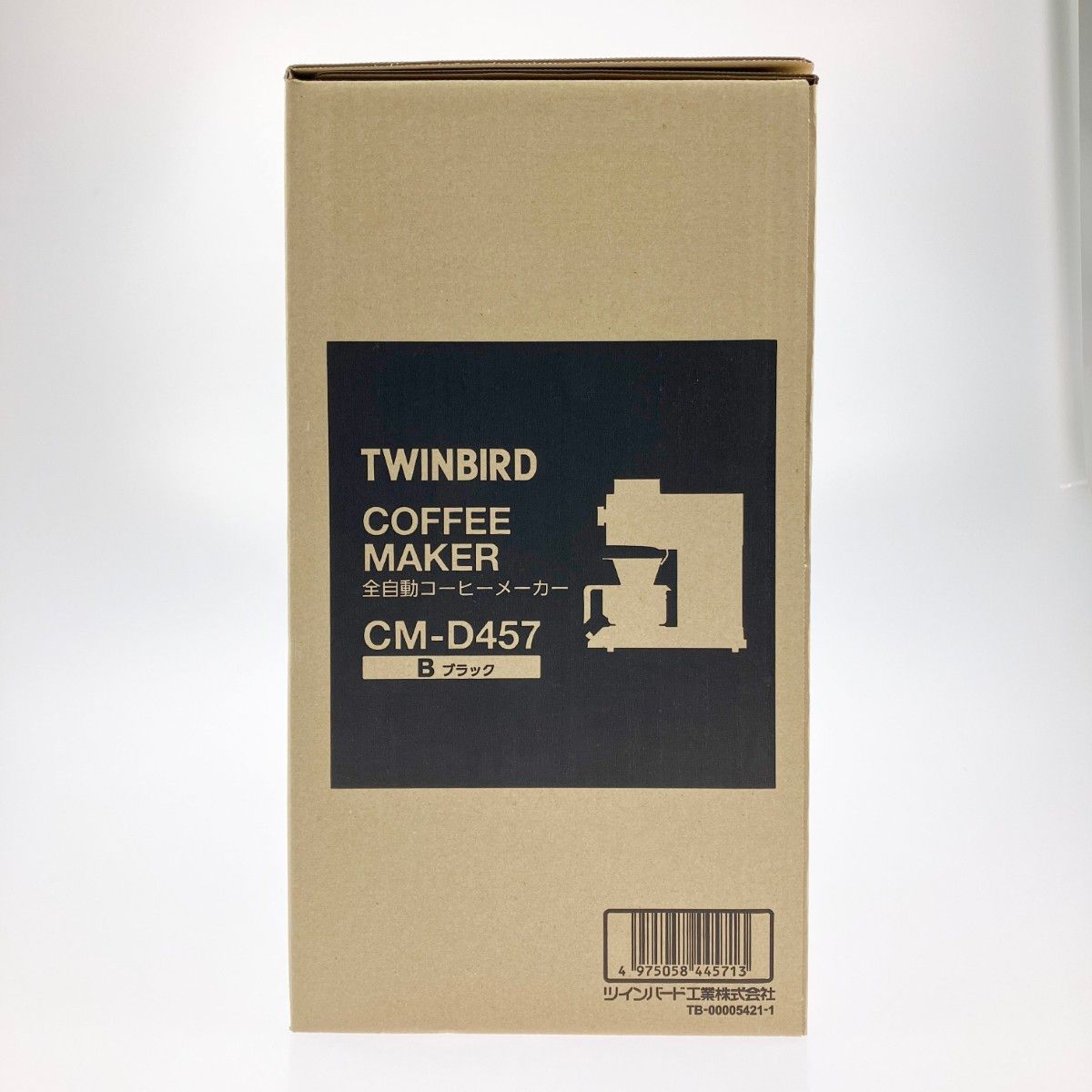 ▽▽ツインバード 全自動コーヒーメーカー ミル付き ドリップ 3杯用 CM 