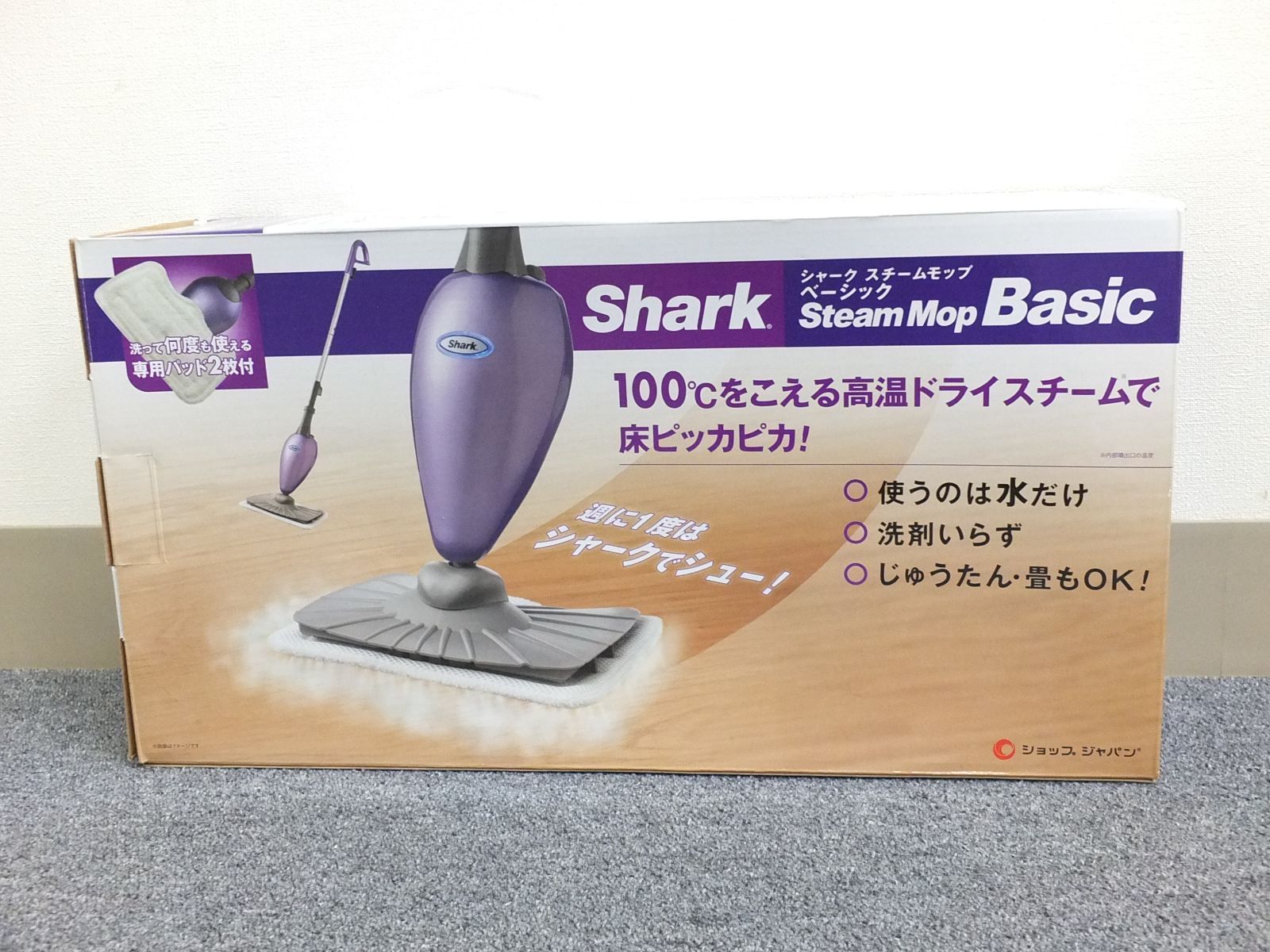 新品】Shark シャーク スチームモップ ベーシック/ ファイバーパッド