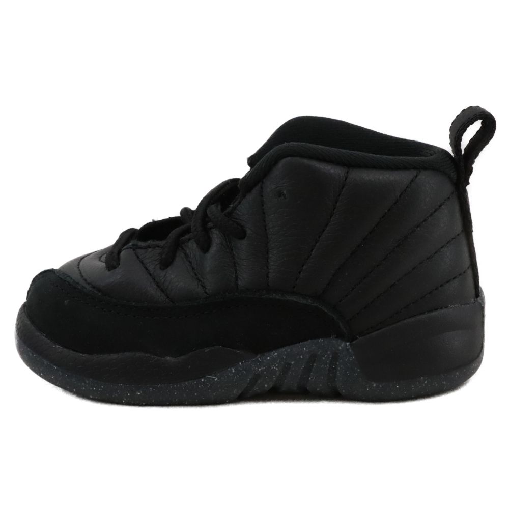 NIKE (ナイキ) TD Air Jordan 12 Grind エアジョーダン 12 グラインド ミッドカットスニーカー キッズ DM5206-006 ブラック US6C/12.0cm