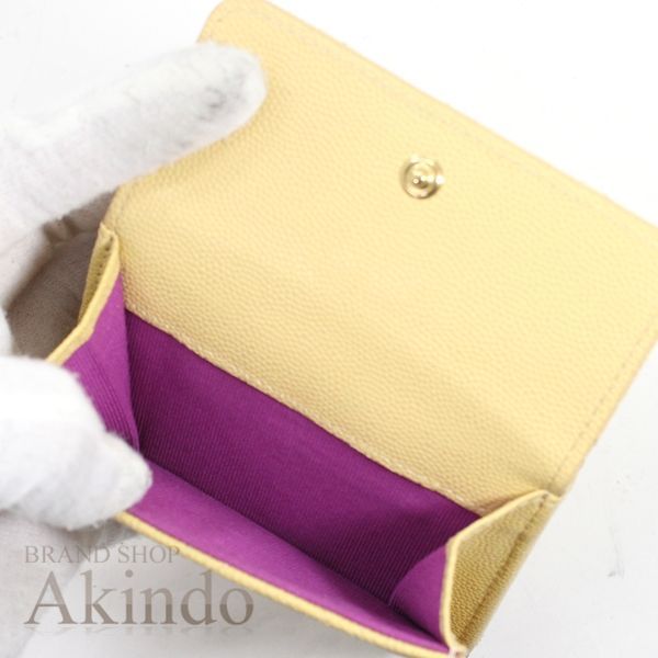 新品】CHANEL シャネル 三つ折り財布 スモール コンパクト ミニ  