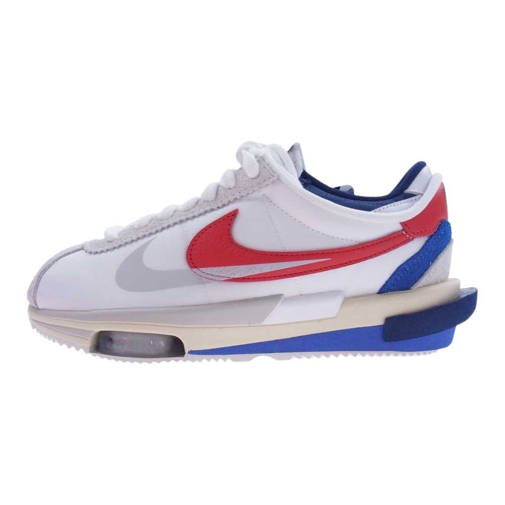 NIKE ナイキ スニーカー DQ0581-100 × SACAI サカイ ZOOM CORTEZ SP ズーム コルテッツ ローカット スニーカー  ホワイト系 25cm【中古】 - メルカリ