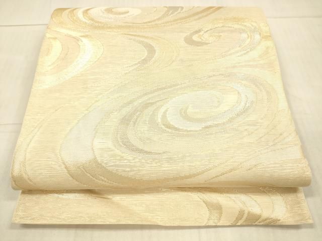 平和屋着物＊夏物　六通柄袋帯　流水文　金銀糸　正絹　逸品　DAAX5523cm 平和屋着物＊夏物 六通柄袋帯 流水文 金銀糸 正絹 逸品 DAAX5523cm