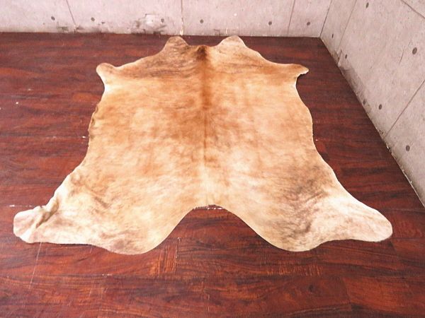 大塚家具 牛革 ラグ カウハイド ミッドセンチュリー