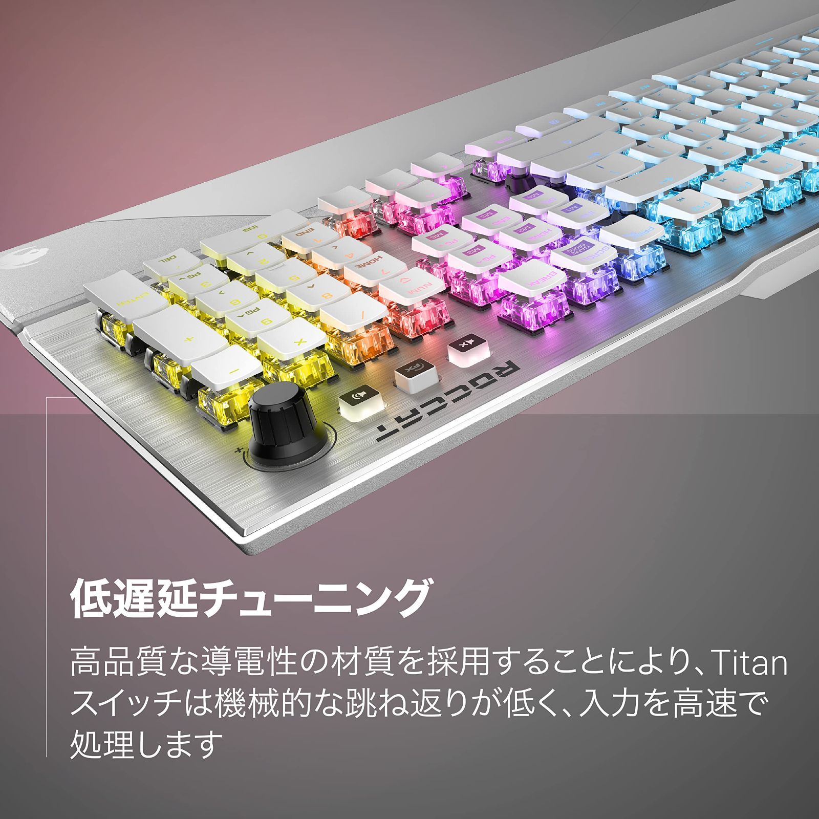 特価セール】メカニカルゲーミングキーボード RGB US英語配列 AIMO