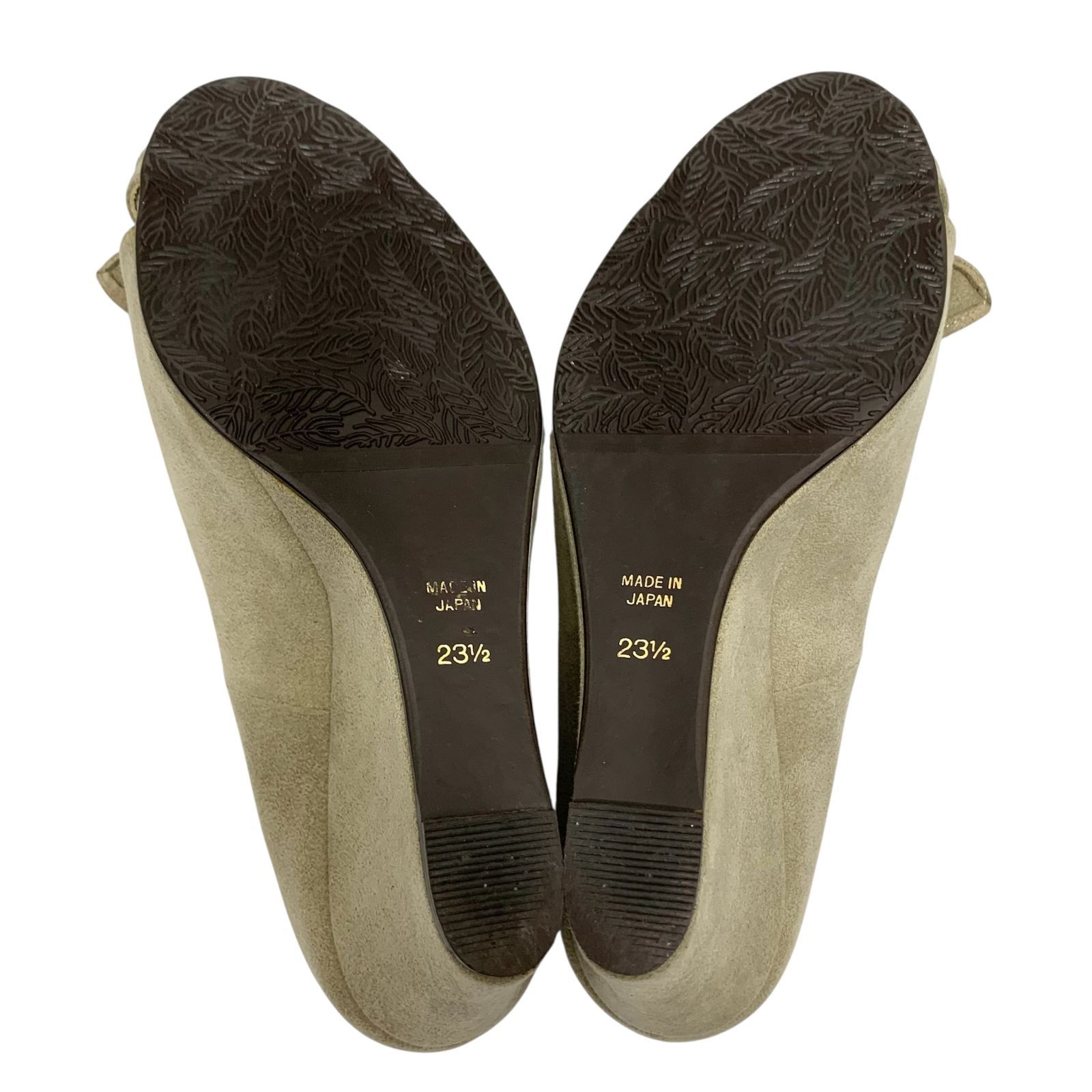 【美品】　クロールバリエ　(23.5) 　パンプス　オープントゥ　ウエッジソール 美品】クロールバリエ (23) パンプス ウェッジソール オープン