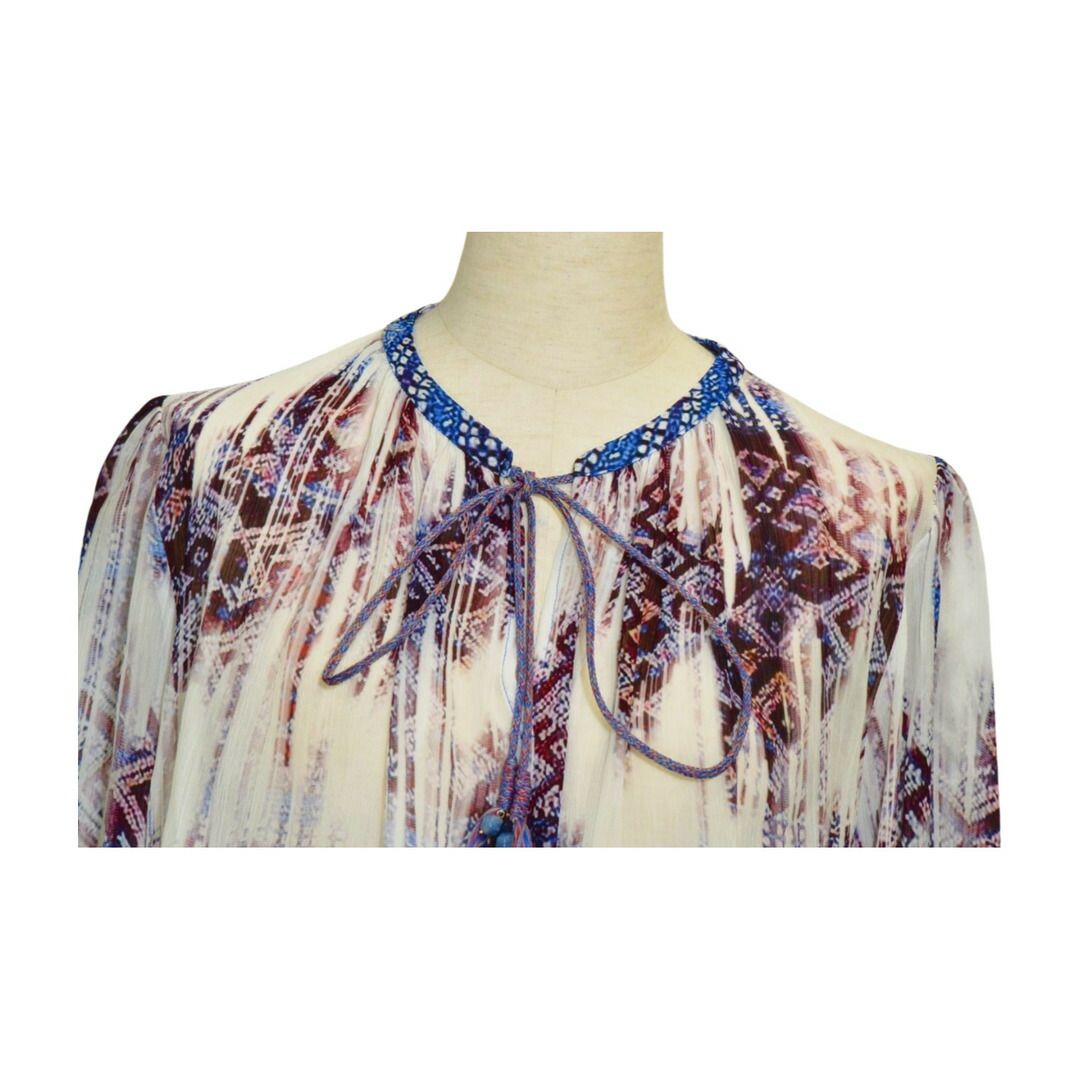 ヴィヴィアンタム VIVIENNE TAM シャツ/ブラウス 長袖 ネット 柄 38