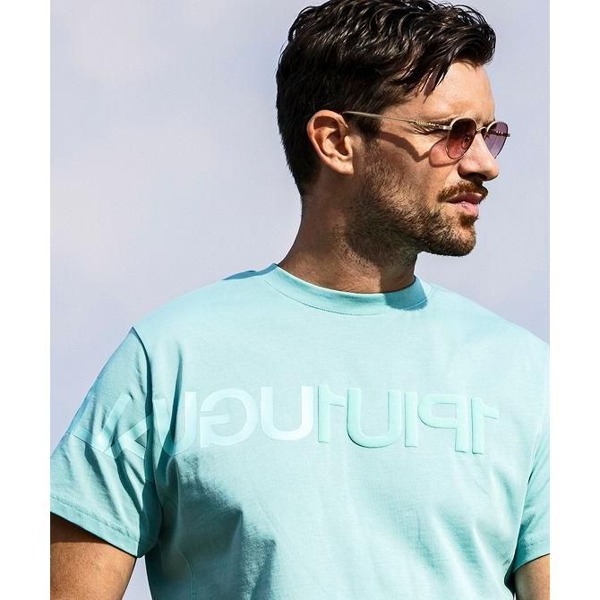 【1PIU1UGUALE3 RELAX】メタリック アーチ ロゴ 半袖 Tシャツ 1PIU1UGUALE3 RELAX(ウノピゥウノウグァーレトレ リラックス