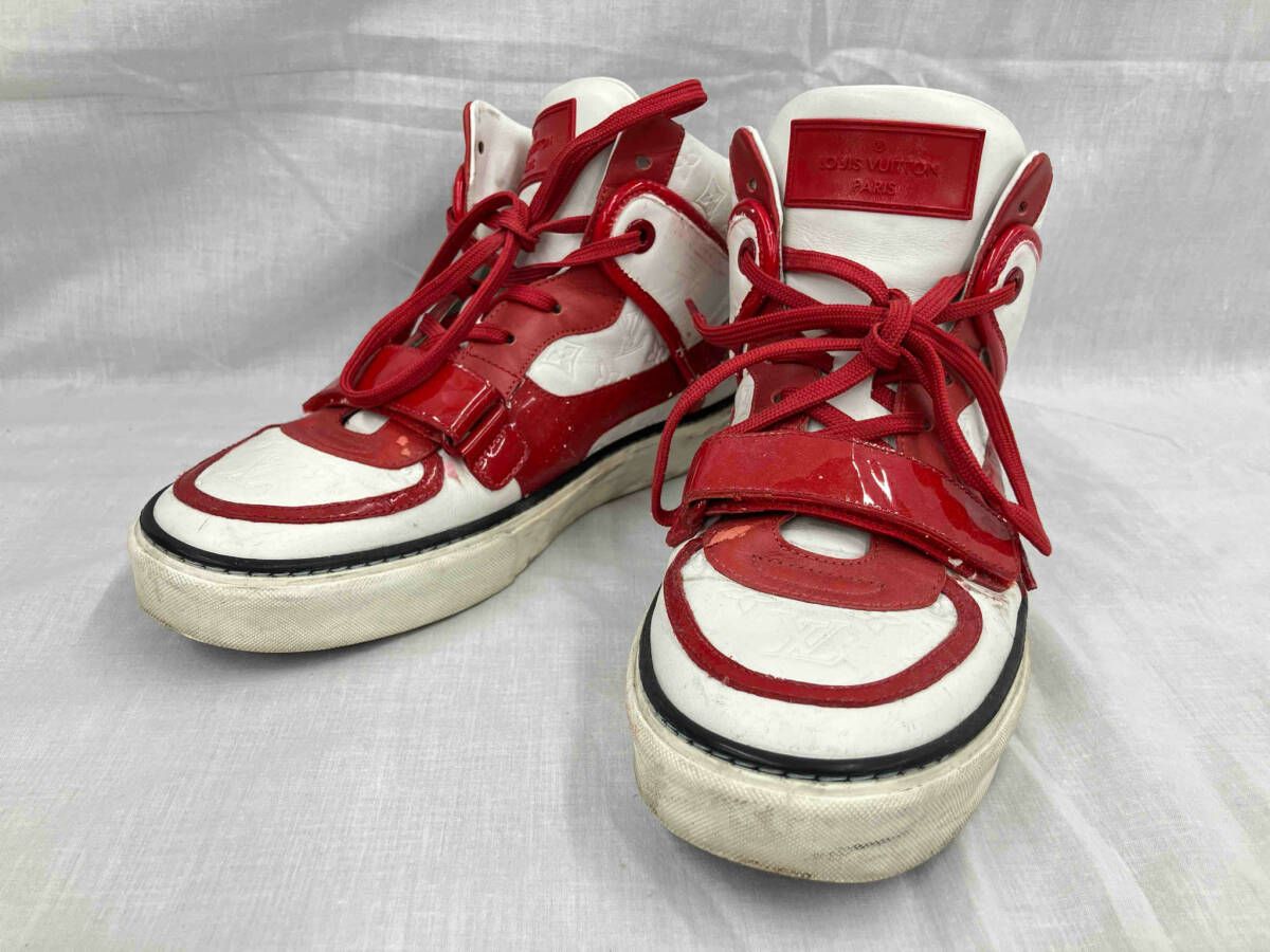 LOUIS VUITTON ルイヴィトン/ハイカットスニーカー/レッド/サイズ 6