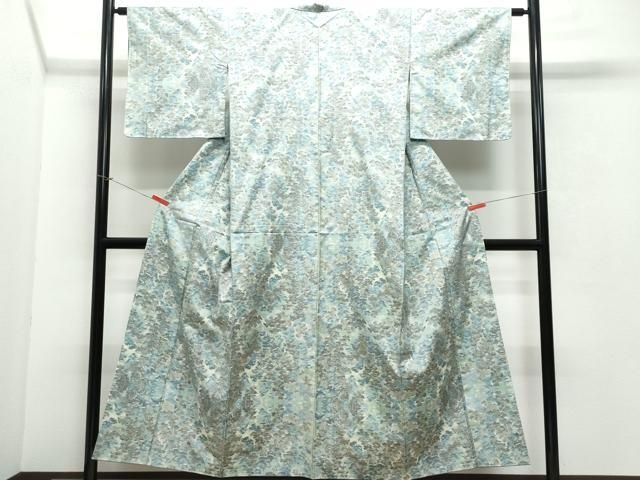 平和屋着物○本場大島紬 一元7マルキ 総絣 花蔦草文 正絹