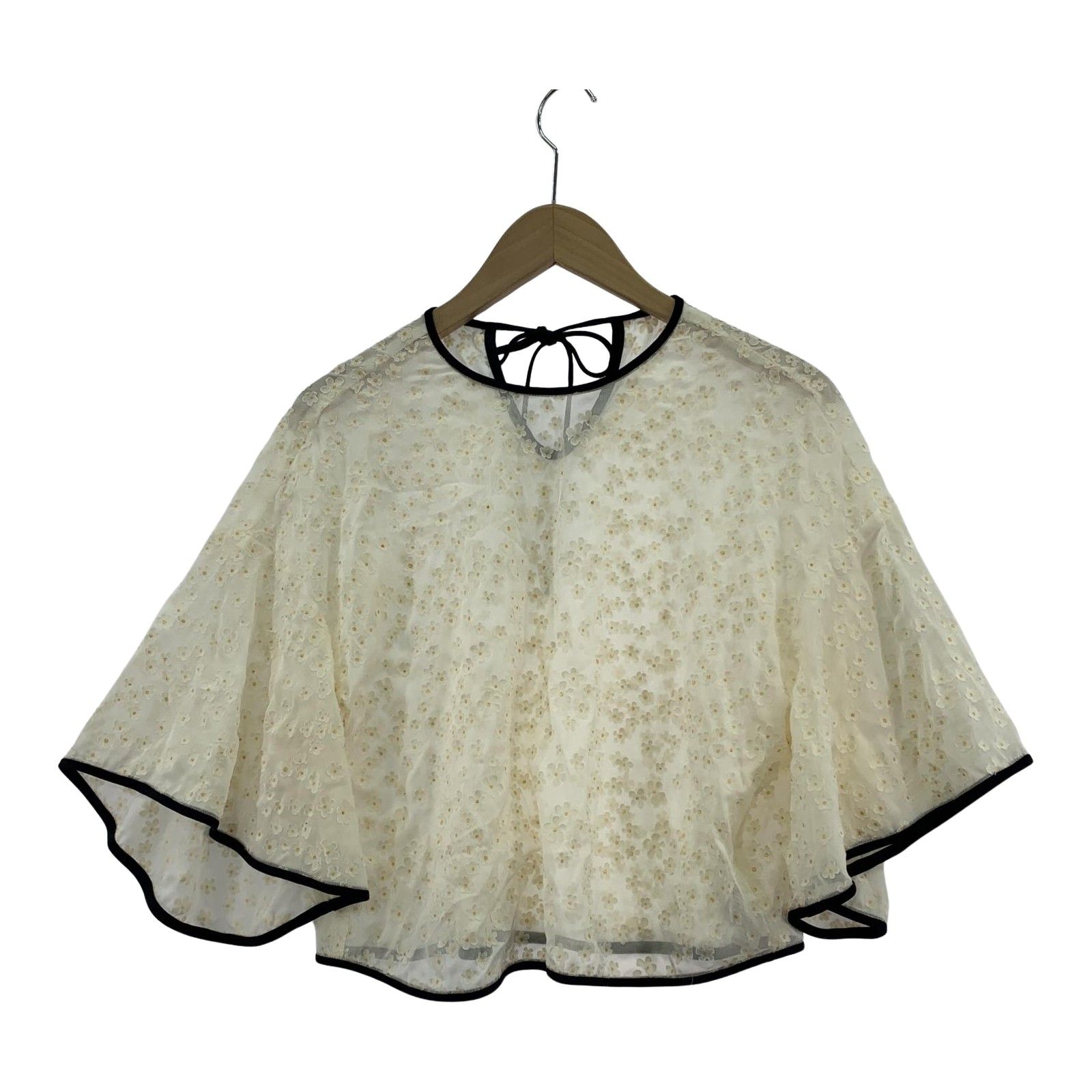 MameKurogouchi 18SS flower flare blouse 1 ホワイト - メルカリ