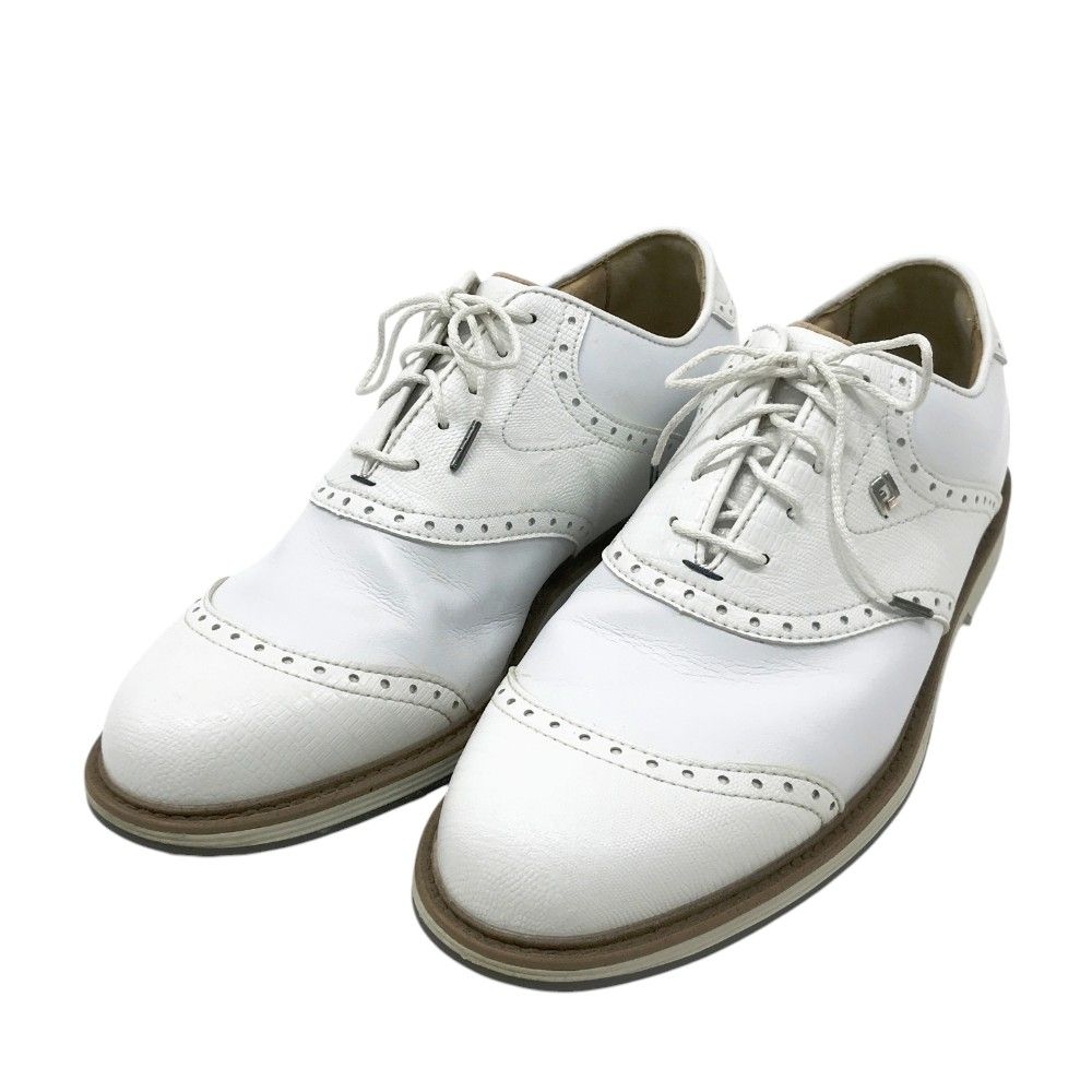フットジョイDryjoys Premier ホワイト ゴルフシューズ NIB FootJoy DryJoys Premiere Field Spiked Golf Shoes, White