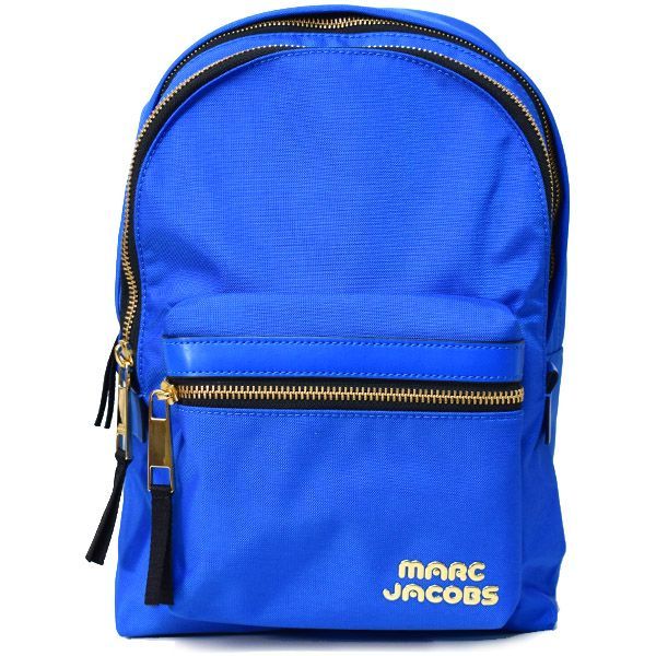 マークジェイコブス バッグ MARC JACOBS ナイロン ポリエステル トレック ロゴ ダブルジップ ミディアム バックパック リュックサック  ショルダー バッグ ダズリンブルー M0014031 - メルカリ