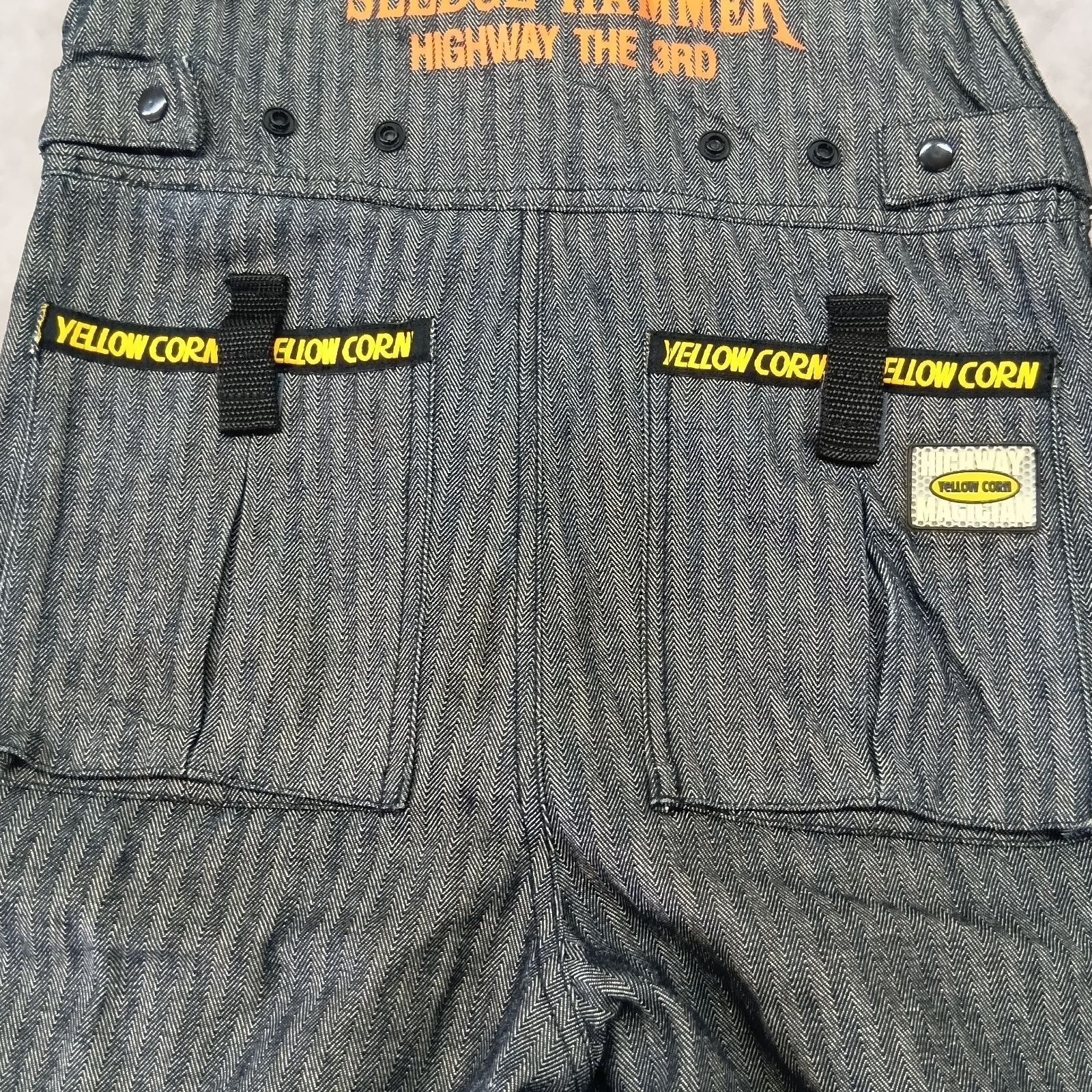 YELLOW CORN イエローコーン オーバーオール サロペット サイズXS