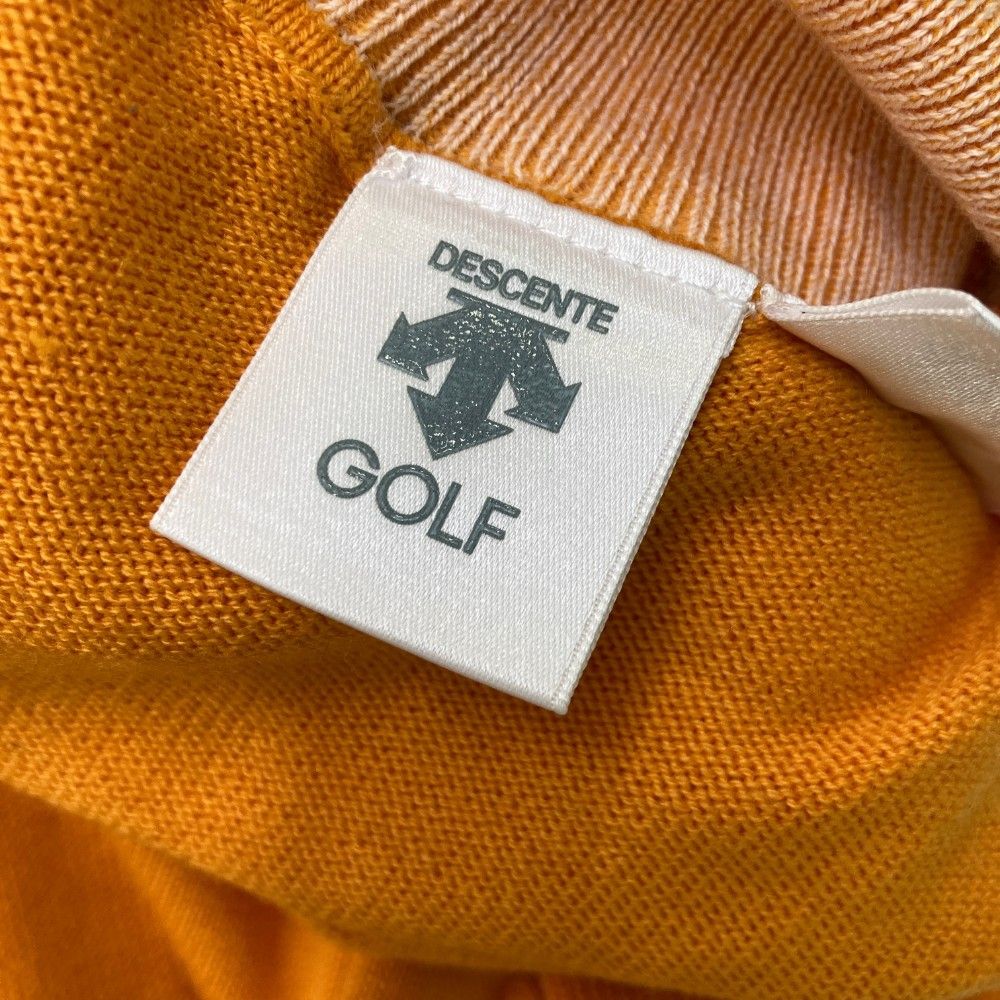 DESCENTE ゴルフ セーター Lサイズ オレンジ サイズ：L DESCENTE GOLF