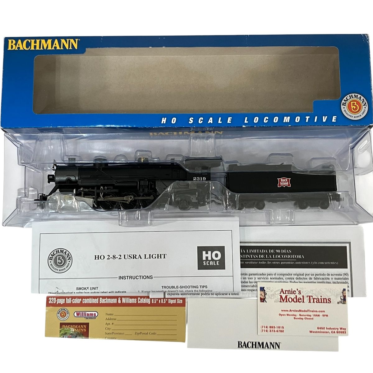 Bachmann 54402 ロックアイランド鉄道 2-8-2 蒸気機関車 2319号機 HOゲージ 鉄道模型 N10480285