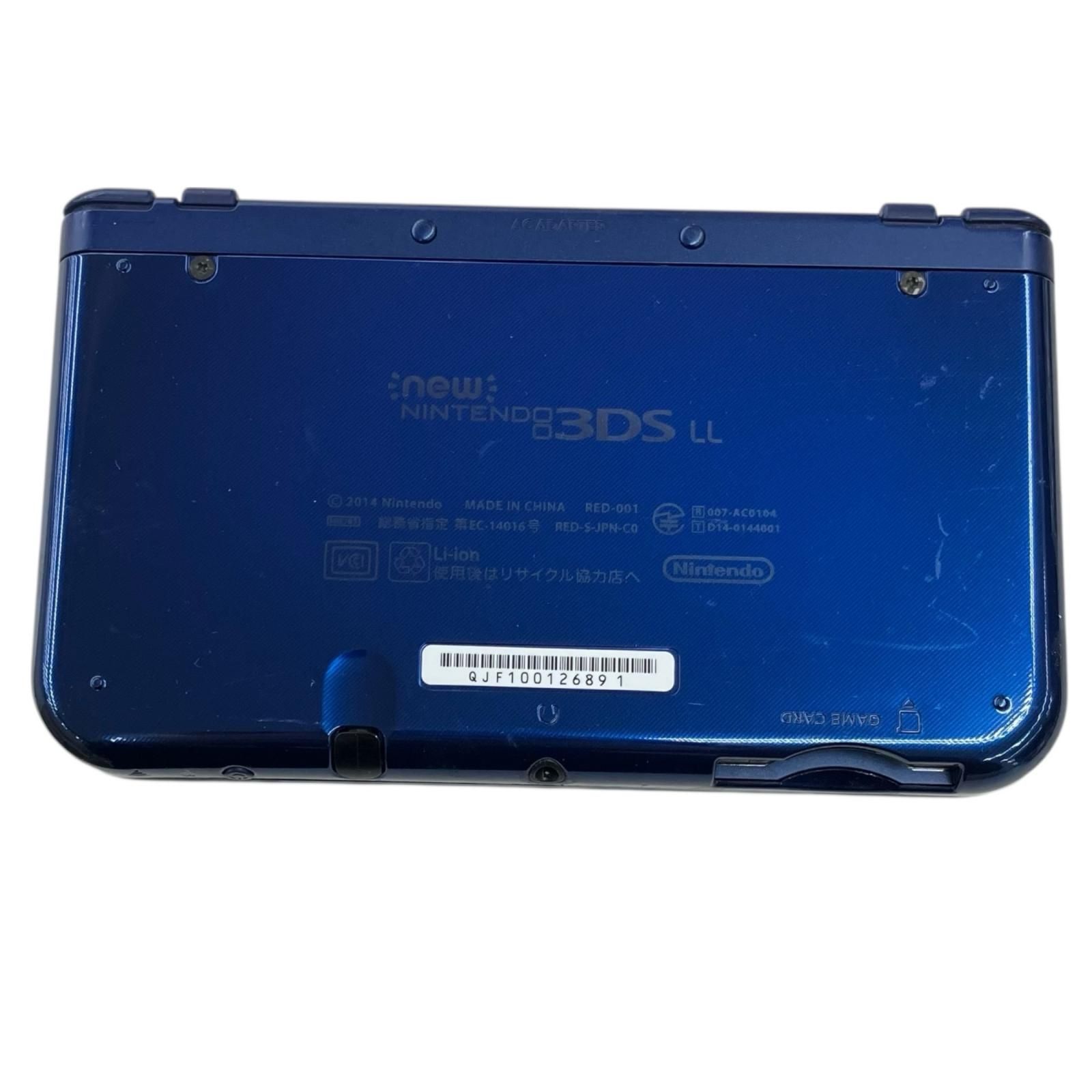 186000 訳アリ品 new ニンテンドー3DS LL RED-001 メタリックブルー