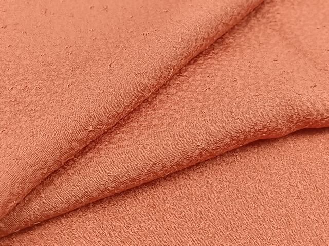 平和屋着物▽上質な色無地　単衣　真朱色　正絹　逸品　AABB7731jh 平和屋着物▽上質な色無地 単衣 真朱色 正絹 逸品 AABB7731jh