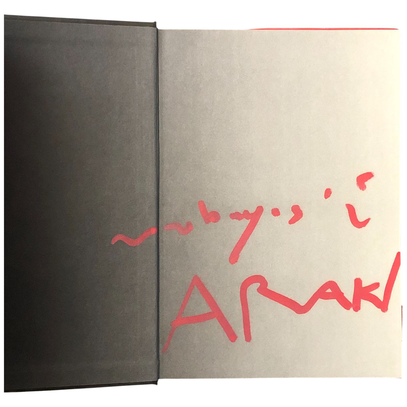 荒木経惟サイン入 写真私情主義 荒木経惟 平凡社 2000年5月25日 荒木経惟|写真集|アラーキー|現代写真|ポートレート|平凡社|芸術|日本写真史|2000年|デザイン書 ee8にynm1