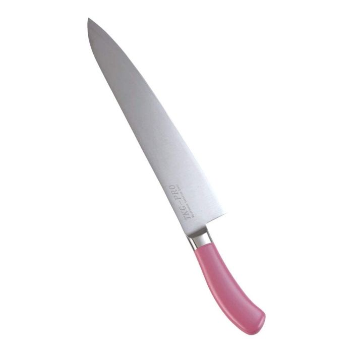 3営業日で発送 遠藤商事 Endo Shoji ＴＫＧ ＰＲＯ 抗菌 牛刀 両刃 ３０㎝ ピンク ATK4327